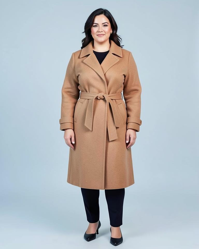 Long-Line Wool Coat